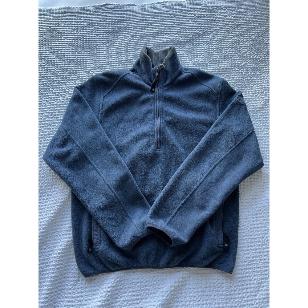 Nike ACG Fleece Therma-Fit Size M Full Zip Thermal Layer 2 Y2K Blue